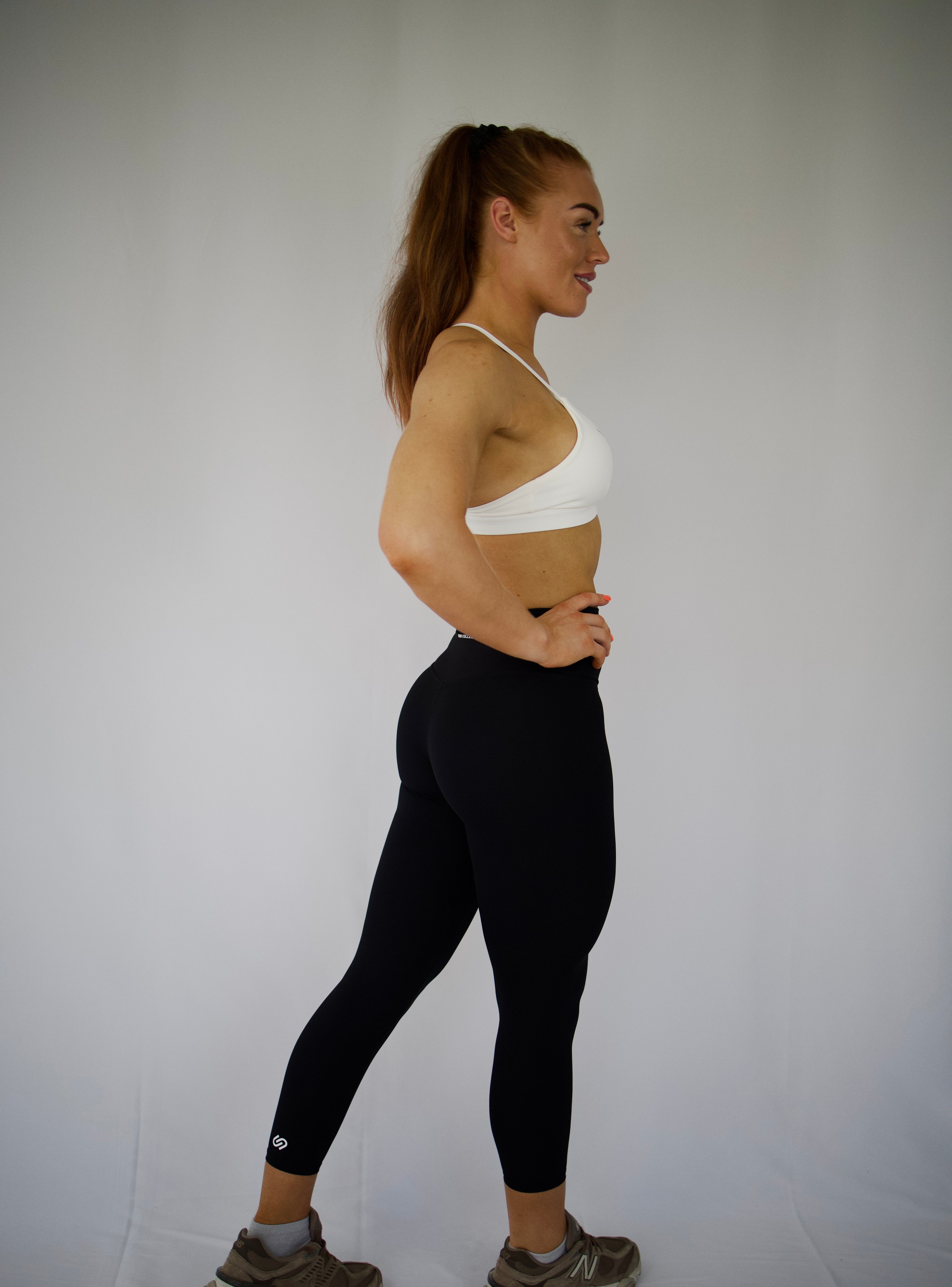 Black lightweight naked feel leggings
