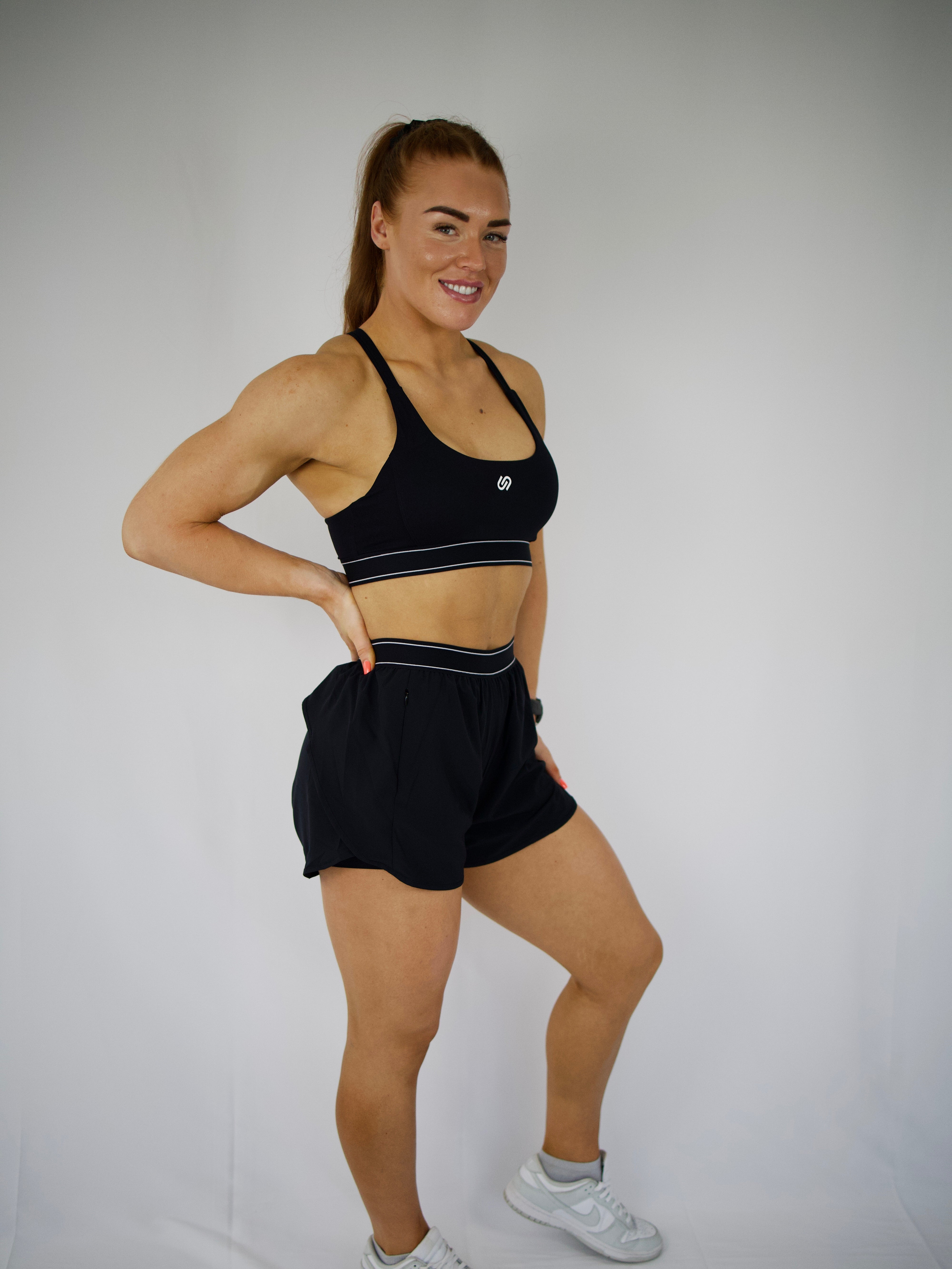 Black running set